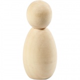 Holzkörper, H 6 cm, 5 Stk/ 1 Pck