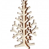 Weihnachtsbaum, H: 12 cm, B: 7,5 cm, 1 Stk