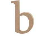 Buchstabe, b, H: 13 cm, Dicke 2 cm, 1 Stk