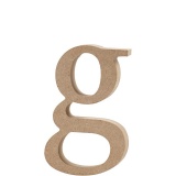 Buchstabe, g, H 13 cm, Dicke 2 cm, 1 Stk