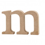 Buchstabe, m, H 8 cm, Dicke 2 cm, 1 Stk