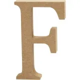 Buchstabe, F, H 13 cm, Dicke 2 cm, 1 Stk