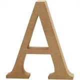 Buchstabe, A, H 8 cm, B 7 cm, Dicke 1,5 cm, 1 Stk