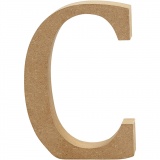 Buchstabe, C, H 8 cm, Dicke 1,5 cm, 1 Stk