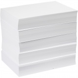Zeichenpapier, A4, Blatt 210x297 mm, 80 g, Weiß, 5x500 Bl./ 1 Pck