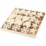 Weihnachtsaufhänger, Größe 9-11 cm, Dicke 4 mm, 90 Stk/ 1 Pck