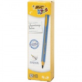 Kinder-Bleistift, L 14 cm, Dicke 10 mm, Mine 4 mm, 12 Stk/ 1 Pck