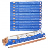 Bleistift, L 18 cm, HB, Dicke 7 mm, Mine 2 mm, 12x12 Stk/ 1 Pck