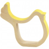 Osterküken-Silhouetten, H 13 cm, T 2 cm, B 13 cm, 2 Stk/ 1 Pck