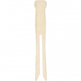 Wäscheklammern, L 9,5 cm, B 1,4 cm, 6 Stk/ 1 Pck