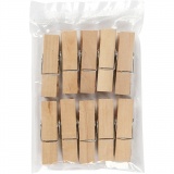 Holzklammer, L 7,2 cm, B 2 cm, 10 Stk/ 1 Pck