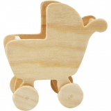 Mini-Möbel - Sortiment, Gartentisch, Kinderwagen, Stuhl, Schaukelstuhl, Bank, H 5,8-10,5 cm, 50 Stk/ 1 Pck