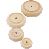 Rad, D 24+30+42+50 mm, Dicke 8+10+11+14 mm, 4x40 Stk/ 1 Pck