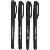 Kalligrafie-Marker, Strichstärke 1,4+2,5+3,6+4,8 mm, Schwarz, 4 Stk/ 1 Pck