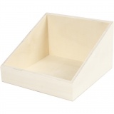 Aufbewahrungskiste, H 12 (4) cm, T 19,5 cm, B 19,5 cm, 1 Stk