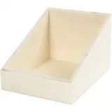 Displaykiste, H 12 (4) cm, T 19,5 cm, B 15 cm, 1 Stk