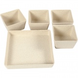 Blumentopf-Kästchen, H 8 cm, T 19,5 cm, B 19,5 cm, 1 Set