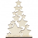 Weihnachtsbaum, H 29,8 cm, T 4 cm, B 21,5 cm, 1 Stk