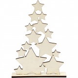 Weihnachtsbaum, H 29,8 cm, T 4 cm, B 21,5 cm, 1 Stk