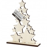 Weihnachtsbaum, H 19,6 cm, T 4 cm, B 14,7 cm, 1 Stk