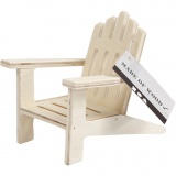 Gartenstuhl, H 9 cm, T 9 cm, B 7,5 cm, 1 Stk