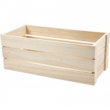 Holz-Box, H 17 cm, Größe 45x20 cm, max. 8 kg, 1 Stk