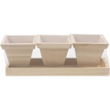 Blumentopf-Set, Größe 27x9x9 cm, 1 Set
