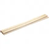 Holzstäbe rund, L 30 cm, D 6 mm, 10 Stk/ 1 Pck