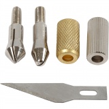Metall-Aufsatzspitzen, D 1-15 mm, 1 Set