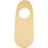 Türschild mit Loch, H 25 cm, B 10 cm, 1 Stk