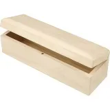 Längliches Holzkästchen, Größe 20x6x6 cm, 1 Stk
