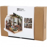 DIY-Miniatur-Zimmer, Gartenzimmer, H 21 cm, B 19,5 cm, 1 Stk