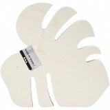 Monstera-Blatt, H 24 cm, B 25 cm, Dicke 19 mm, 1 Stk