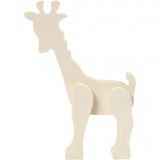 Tierfigur, Giraffe, H 19 cm, B 14 cm, 1 Stk