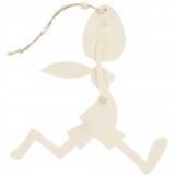 Hase mit Ei, H 18 cm, B 17 cm, 1 Set