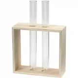 Reagenzglashalter, H 10+15 cm, T 4 cm, B 10,5 cm, 1 Stk