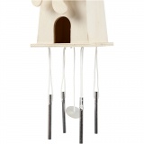 Windspiel, H 12 cm, T 7 cm, B 7 cm, 1 Stk