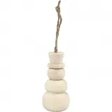 Schneemann, H 7,8 cm, D 3,3 cm, 1 Stk