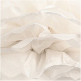 Seidenpapier-Pompons, D 20+24+30 cm, 14 g, Weiß, 3 Stk/ 1 Pck