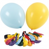 Riesenballons, D 43 cm, Sortierte Farben, 50 Stk/ 1 Pck
