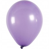 Ballons, rund, D 23 cm, Flieder, 10 Stk/ 1 Pck