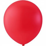 Ballons, rund, D 23 cm, Rot, 10 Stk/ 1 Pck