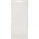 Sticker, Herzen, Blatt 10x23 cm, Transparent, 1 Bl.