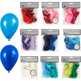 Ballons - Sortiment, Sortierte Farben, 30 Pck/ 1 Pck
