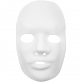 Vollmaske Gesicht, H: 24 cm, B: 15,5 cm, 1 Stk