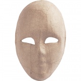 Maske, H 23 cm, B 16 cm, 1 Stk