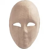 Maske, H 23 cm, B 16 cm, 1 Stk