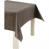 Tischtuch aus Stoffimitat, B 125 cm, 70 g, Braun, 10 m/ 1 Rolle
