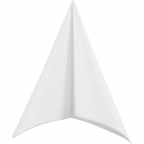 Servietten, Größe 40x40 cm, 60 g, Weiß, 20 Stk/ 1 Pck