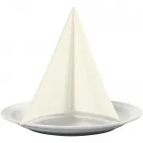 Servietten, Größe 40x40 cm, 60 g, Naturweiß, 20 Stk/ 1 Pck